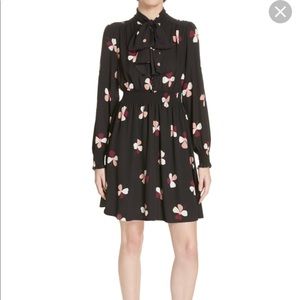 Kate Spade Dusk Buds Print Mix Dress